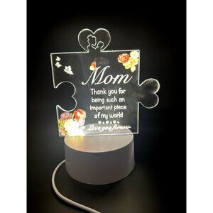 Gifts for Mom Mothers Day Birthday Daughter Son Wife Women LED Night Light